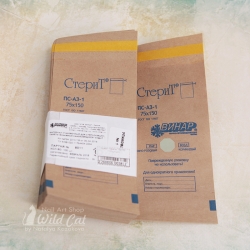 Крафт-пакеты для стерилизации, 75х150 мм (100шт/уп)